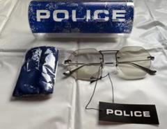 【新品】POLICE ポリス サングラス オクタゴン 八角形 チタン シルバー