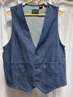新品/LEVIS/リーバイス/バイク/ヴィンテージ/デニムベスト/刺繍/ 新品/LEVIS/リーバイス/バイク/ヴィンテージ/デニムベスト/刺繍/Ω