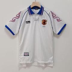 サッカー　日本代表　ユニフォーム　1997年　アウェイ　ファイヤーパターン　XL