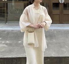 Eaphi volume sleeve sheer blouse - メルカリ