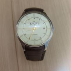 【希少】ＳＫＡＧＥＮ　自動巻　裏スケルトン　755XLSGLJ　裏スケ 希少】SKAGEN 自動巻 裏スケルトン 755XLSGLJ 裏スケ