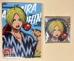 サカモトデイズ　朝倉シン　特典　＆　缶バッチ　浴衣ver. HMV トムス