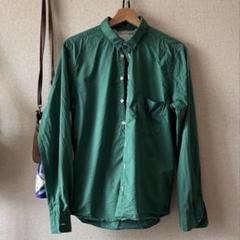 nanamica シャツ　ナナミカ　シャツ　グリーン　Mサイズ