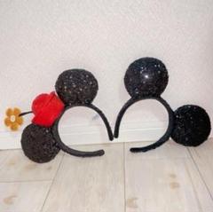 ミッキー ミニー カチューシャ ディズニー レトロ