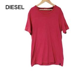DIESEL ディーゼル　無地Tシャツ　赤　Mサイズ　シンプル　カジュアル