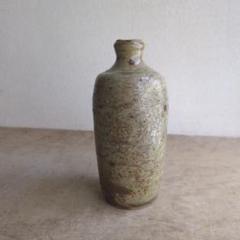 瀬戸焼　古瀬戸　藤四郎　瓢箪形　徳利　時代箱　審査結果書あり　V　R7782 瀬戸焼 古瀬戸 藤四郎 瓢箪形 徳利 時代箱 審査結果書あり V
