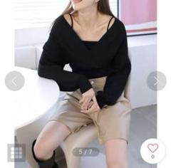 【美品】Girly Doll カシュクールニット