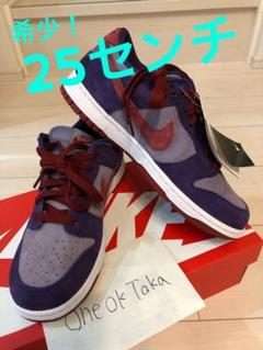 NIKE ナイキ dunk ダンクロー plum 25センチ
