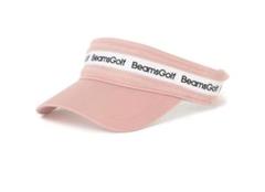 BeamsGolf ロゴテープサンバイザー ピンク
