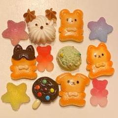 お菓子　デコパーツ　カボション