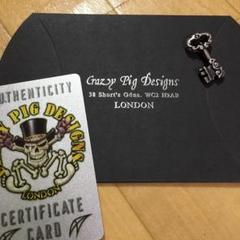 最終値下げ　CRAZY PIG DESIGNS SMALL TUDOR KEY 最終値下げ CRAZY PIG DESIGNS SMALL TUDOR KEY CRAZY PIG