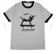 CAPTAIN'S HELMキャプテンヘルムRINGER TEE グレーL