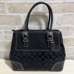 COACH 6823 シグネチャー ハンドバッグ 黒 ブラック⭐︎ コーチ COACH バッグ （ブラック） - ファッション通販 MAGASEEK