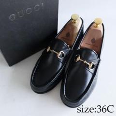 GUCCI 【ヨルダーン】ホースビット ローファー