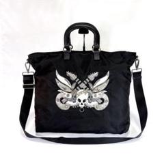 PRADA ナイロン バッグ スカルデザイン PRADA ナイロン バッグ スカルデザイン
