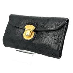 LOUIS VUITTON ルイヴィトン 長財布 マヒナ 黒 0489