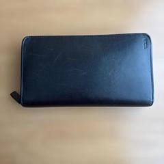 TUMI レザー製 二つ折り財布 黒