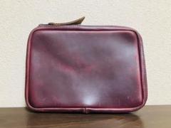 Fernand Leather フェルナンドレザー クラッチバッグ ワイン A4