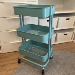 廃盤色・極美品☆IKEA キッチンワゴン RASKOG ロースコグ