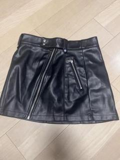 ZARA レザー　ミニスカート　未使用のサムネイル