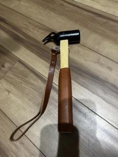 旧品　廃盤　スノーピーク　ハンマー　セット　レザーグリップ付き　ペグ6本付き 0_d035946559590d70fdf180df06bf