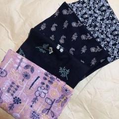 フラワー刺繍生地