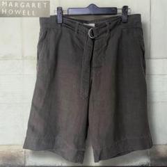 MARGARET HOWELLマーガレットハウエル リネンショートパンツ MHL