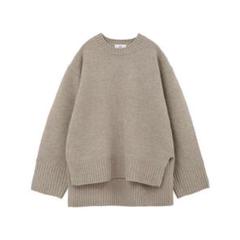 【プルミエアロンディスモン】 スパンコール 春夏ニット クルーネック アイボリー セール】ラメ＆スパンコールニットプルオーバー（ニット