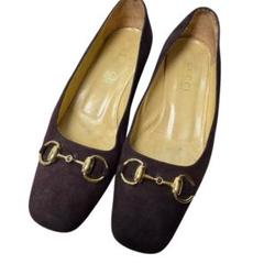 GUCCI ホースビット スエードレザーパンプス