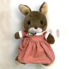 サンアロー ラッキー ウサギ ぬいぐるみ 中古品 まとめ売り バラ売り不可 ② サンアロー 昭和レトロ ラッキー うさぎ ぬいぐるみ 2こセット