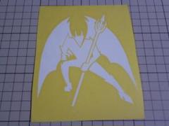 希少 クールデビル ステッカー ホワイト 約100×115mm 当時物