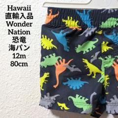 Wonder Nation ワンダーネイション 恐竜柄 ベビー海パン 80cm
