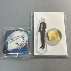 刀剣乱舞　大本丸博　三日月宗近　缶バッジ　ミニアクリルスタンド 刀剣乱舞 大本丸博 三日月宗近 缶バッジ ミニアクリルスタンド