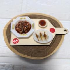 ハンドメイド　ミニチュア　ミニチュアフード【麻婆豆腐&餃子】