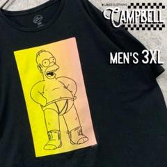 【レア3XL☆EU輸入】ザ・シンプソンズ キャラクターTシャツ ブラック