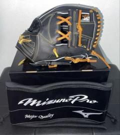 【週末限定】ミズノプロ　軟式　坂本モデル　黒　サイズ8 内野用　袋　箱付 週末限定】ミズノプロ 軟式 坂本モデル 黒 サイズ8 内野用 袋 箱