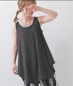 n'OrLABEL オシャレウォーカー ノースリーブチュニック グレー