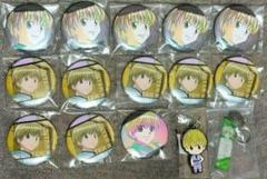 HUNTER×HUNTER シャルナーク 缶バッジ ラバーキーホルダー セット