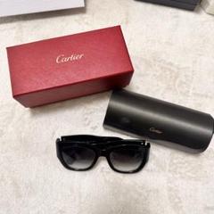 Cartier カルティエ　サングラス ケース付き　シルバー　ブラック　美品！ 楽天市場】【中古】 カルティエ Cartier サングラス ブラック