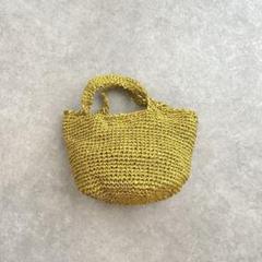 《夏のバック》ミニカゴバック イエロー