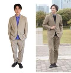 再値下げ 美品 メンズスーツ セットアップ WORKMAN ワークマン ワークマン「上下で4800円」スーツ、23年春夏バージョン