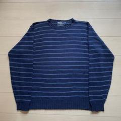 90s Ralph Lauren リネン　マルチボーダー　ニット 90s Ralph Lauren リネン マルチボーダー ニット - メルカリ