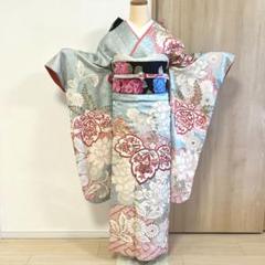 振袖セット　水色　ピンク　sMH2411302 振袖セット水色ピンクsMH2411302