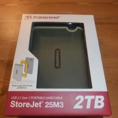Transcend 2TB 外付けポータブルHDD