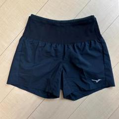 【美品】Mizuno ミズノ ランニングマルチポケットパンツ 黒 レディースM