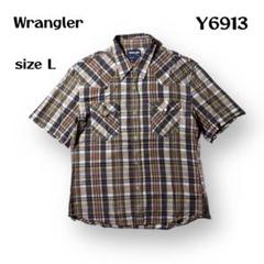 【即購入OK】Wrangler 半袖シャツ　サイズL マルチカラー