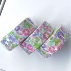 mt マスキングテープ 「 朝顔 」×3本 ＊ 夏　アサガオ　あさがお　廃番品のサムネイル