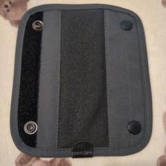 グレー スナップボタン カバン持ち手カバー