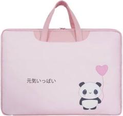 パンダデザイン ノートPCケース ピンク 13.3-16.1インチ