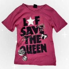 SAVE THE QUEEN 平成ギャル y2k ピンクかわいい長袖カットソー